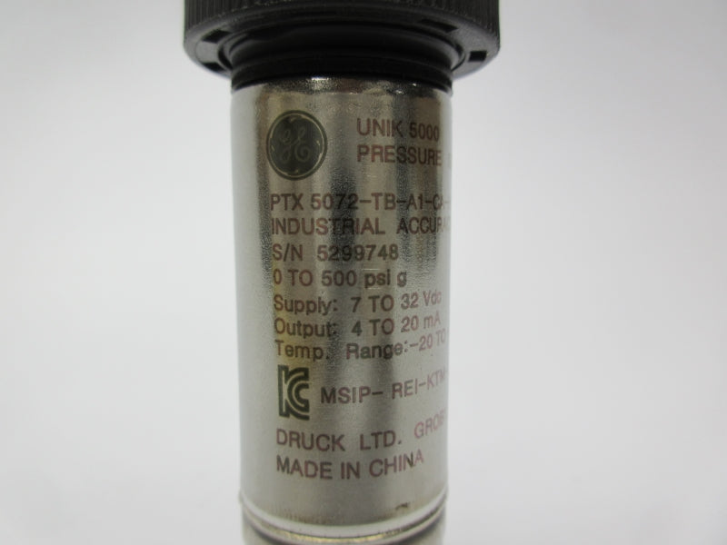 GENERAL ELECTRIC PTX5072-TB-A1-CA-H0-PF 7-32VDC 500PSI -20/+80°C NSNP