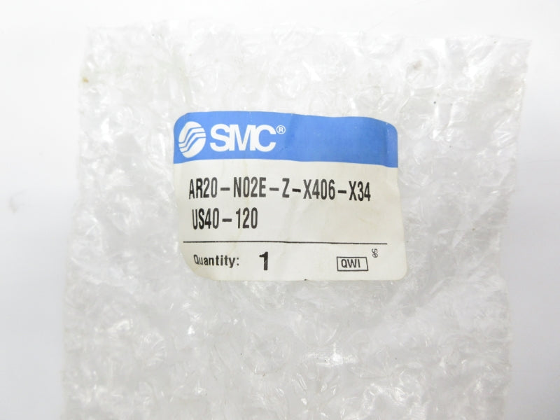 SMC AR20-N02E-Z-X406-X34US40-120 0-60PSI NSMP