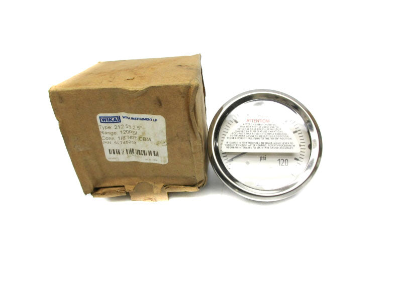 WIKA 52745253 120PSI 1/8" NSMP