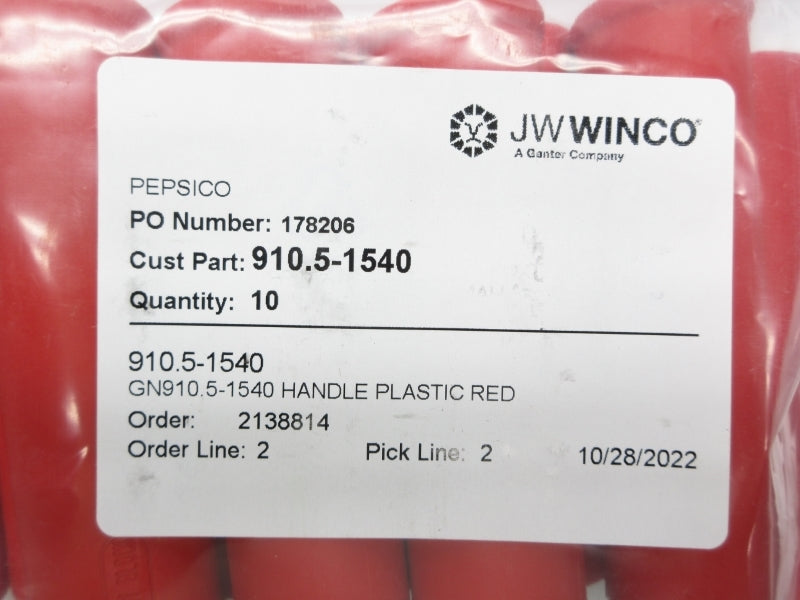 JW WINCO 910.5-1540 (PKG OF 10) NSMP
