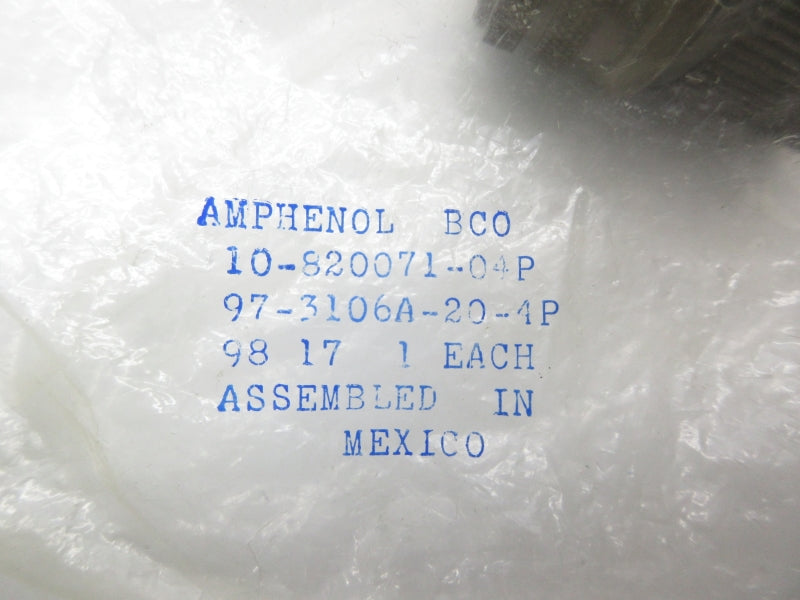 AMPHENOL 97-3106A-20-4P NSMP