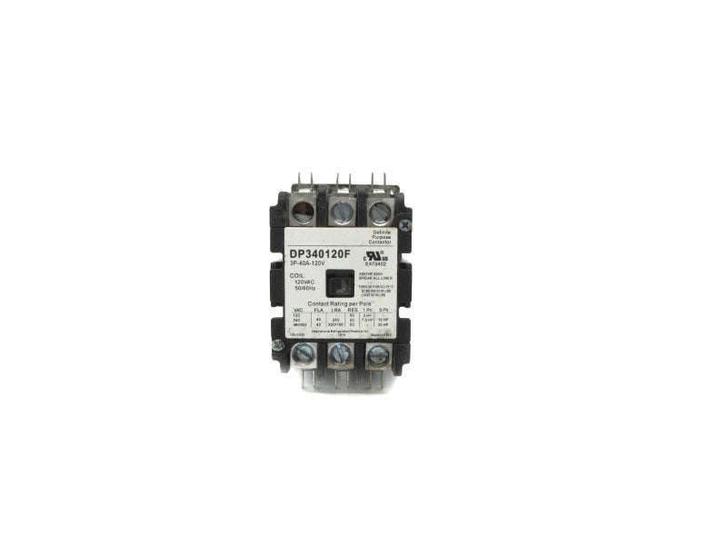INTERNATIONAL REFRIGERATION PRODUCTS DP340120F 120VAC 40A (AS PICTURED) NSNP