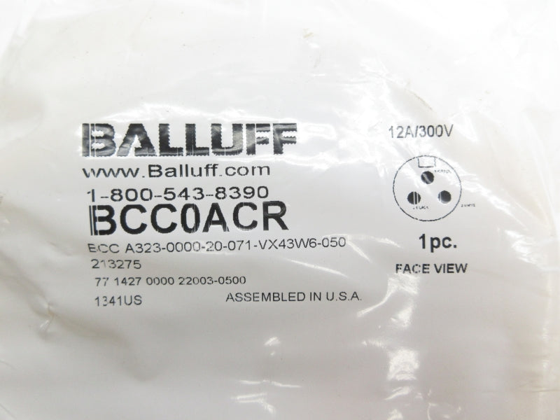 BALLUFF BCCA323-0000-20-071-VX43W6-050 BCC0ACR 300V 12A NSMP