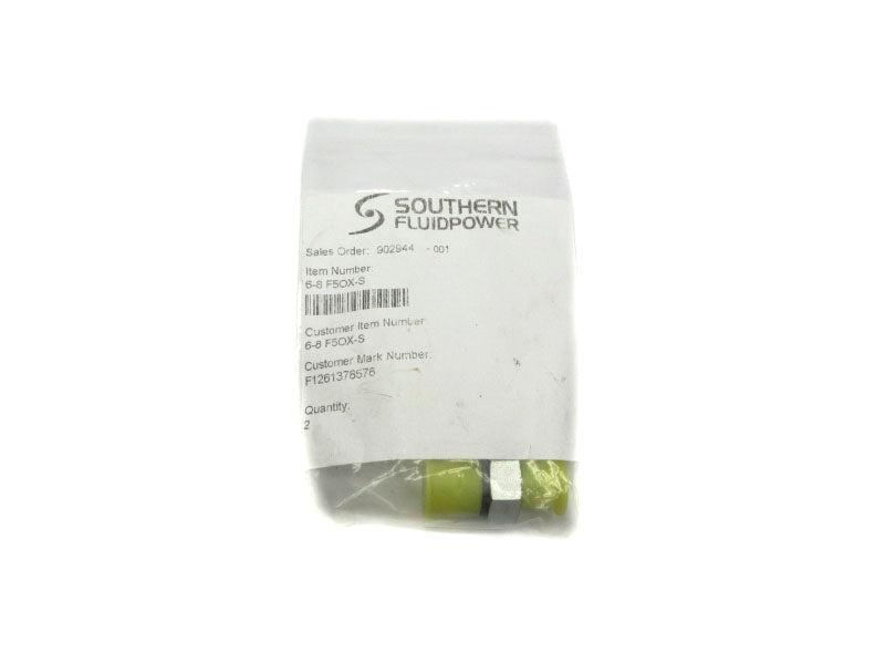 SOUTHWEST FLUIDPOWER 6-8F5OX-S (PKG OF 2) NSMP