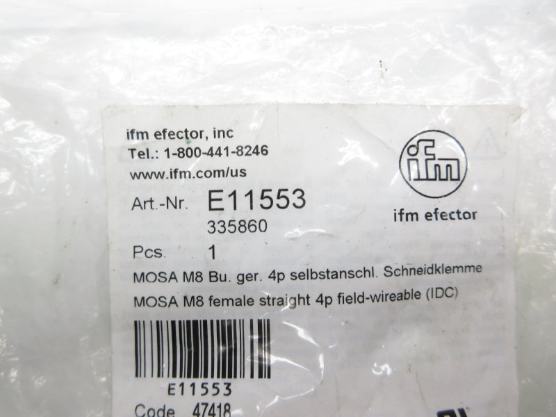 IFM EFECTOR E11553 NSMP