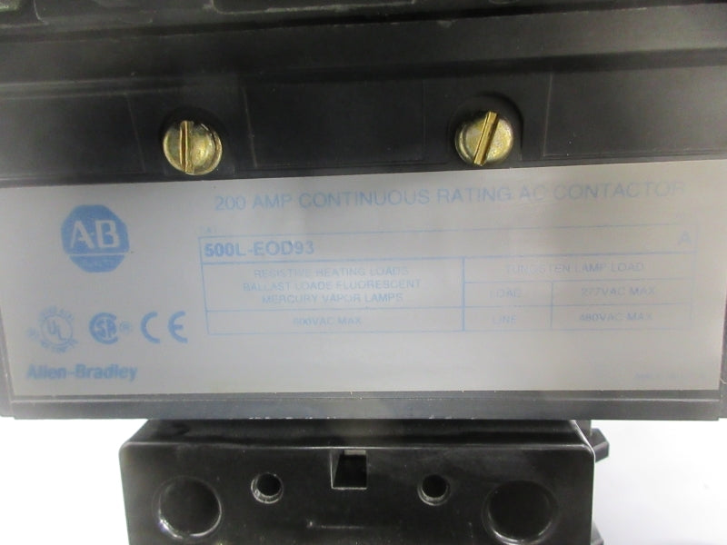 ALLEN BRADLEY 500L-EOD93 SER. A 110/115-120V NSNP