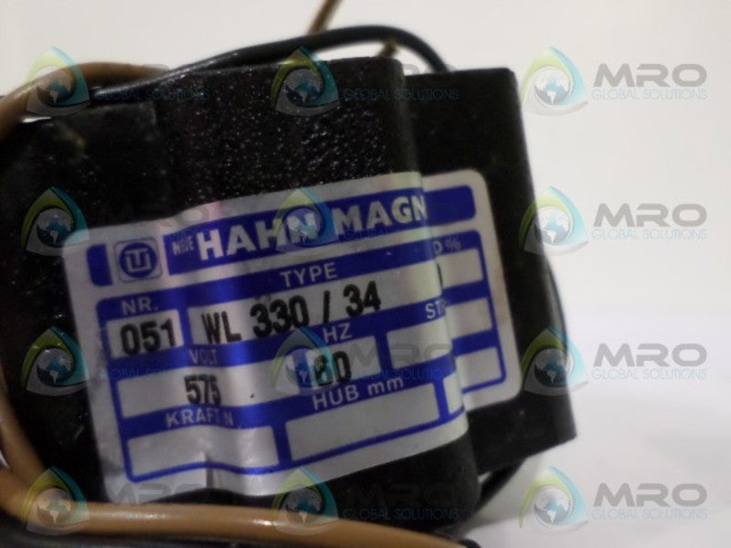 HAHN MAGNETICS WL 330/34 COIL 575V *NEW NO BOX*