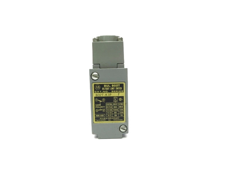 ALLEN BRADLEY 802T-K1P SER. F 120-600VAC 60A NSNP