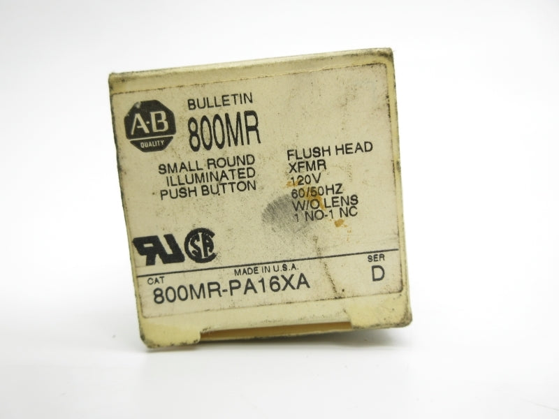 ALLEN BRADLEY 800MR-PA16XA SER. D 120V (GY/BL) NSMP