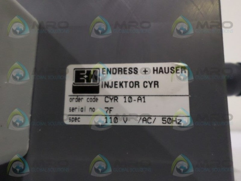 ENDRESS & HAUSER INJEKTOR CYR 10 CHEMOCLEAN PLUS INJECTOR NSNP