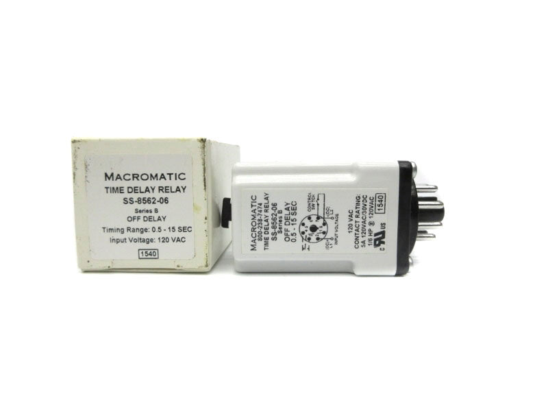 MACROMATIC SS-8562-06 SER. B 120VAC 0.5-15S NSMP