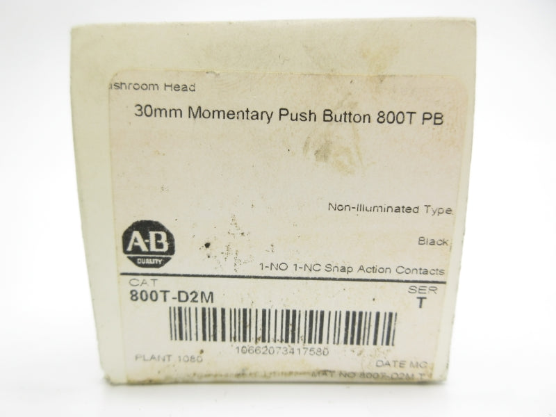 ALLEN BRADLEY 800T-D2M SER. T (WH) NSMP