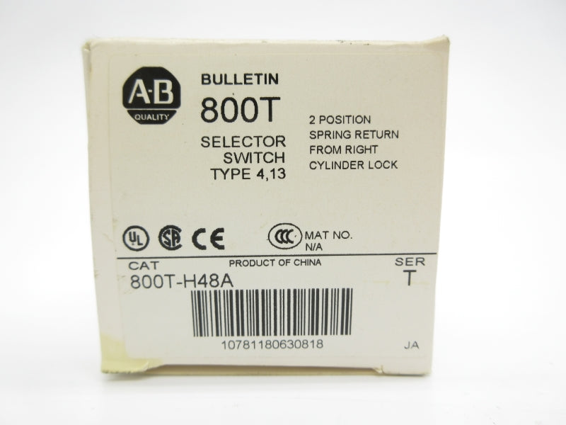 ALLEN BRADLEY 800T-H48A SER. T (WH) NSMP