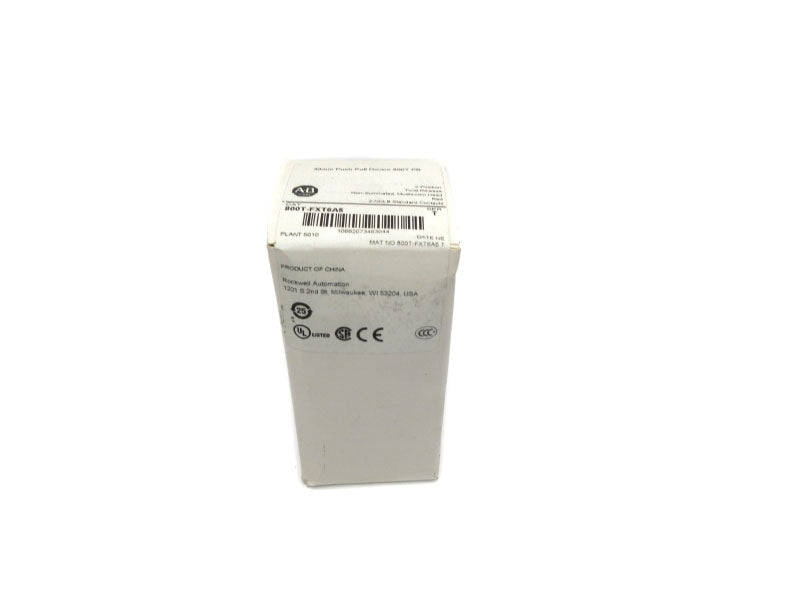 ALLEN BRADLEY 800T-FXT6A5 SER. T (WH) NSFS