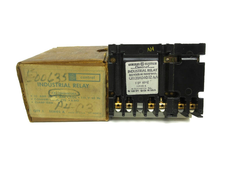 GENERAL ELECTRIC CR120A06002AA SER. A 115V 10A NSMP