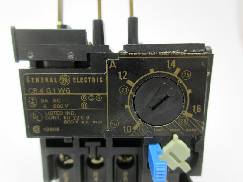 GENERAL ELECTRIC CR4G1WG 600V 1.0-1.6A NSNP
