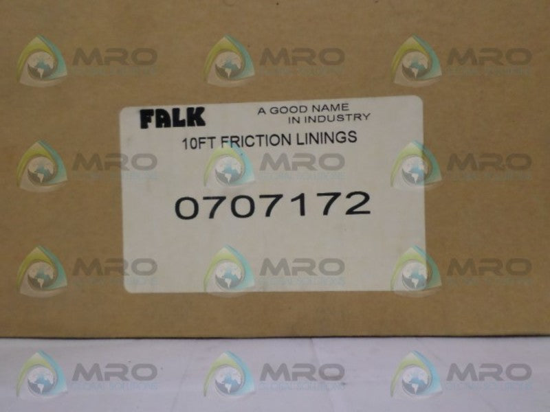 FALK 0707172 10FT FRICTION LINING NSMP