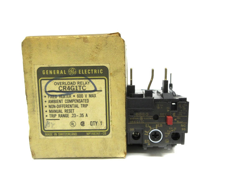 GENERAL ELECTRIC CR4G1TC 600V .23-.35A NSMP