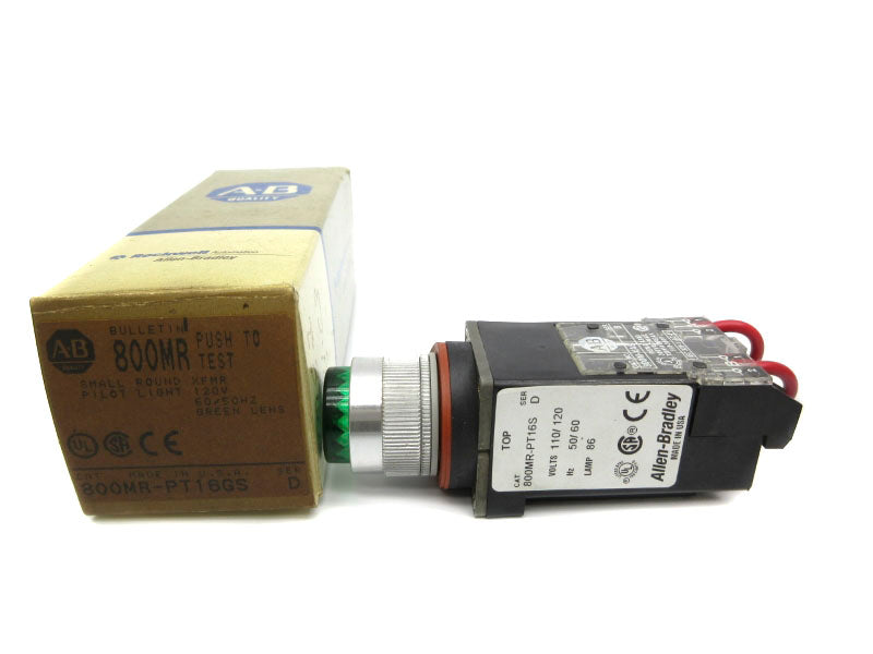 ALLEN BRADLEY 800MR-PT16GS SER. D 120V (GY/BL) NSMP