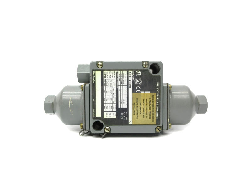 ALLEN BRADLEY 836T-D450J SER. A 120-600VAC 60A 80PSI NSNP