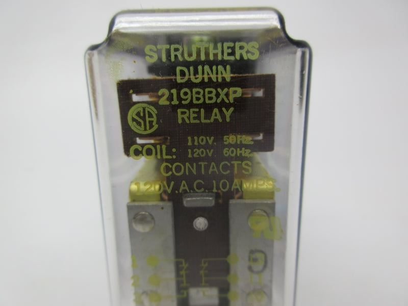 STRUTHERS&DUNN 219BBXP 110/120V 10A NSNP