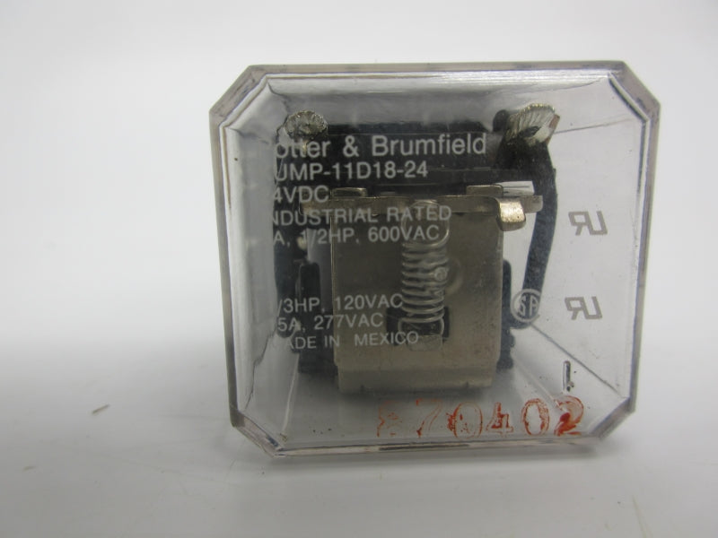 POTTER&BRUMFIELD KUMP-11D18-24 24VDC 3A NSNP