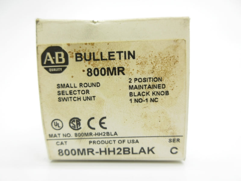 ALLEN BRADLEY 800MR-HH2BLAK SER. C (WH) NSMP
