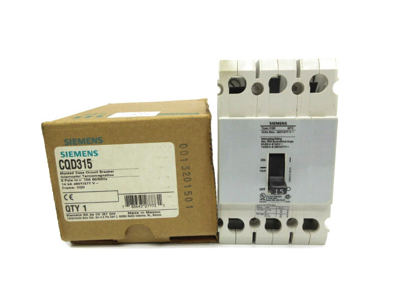 SIEMENS CQD315 277V 15A NSMP
