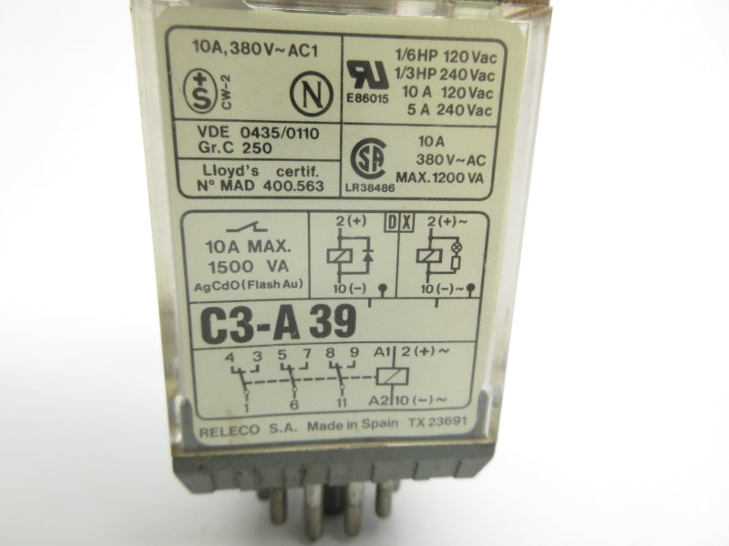 COMAT C3-A39 380VAC 10A UNMP