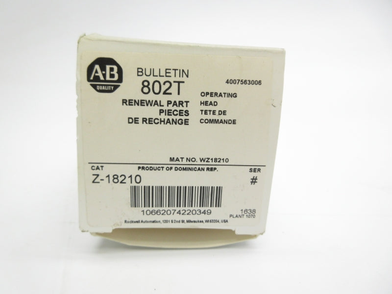 ALLEN BRADLEY Z-18210 (WH) NSMP
