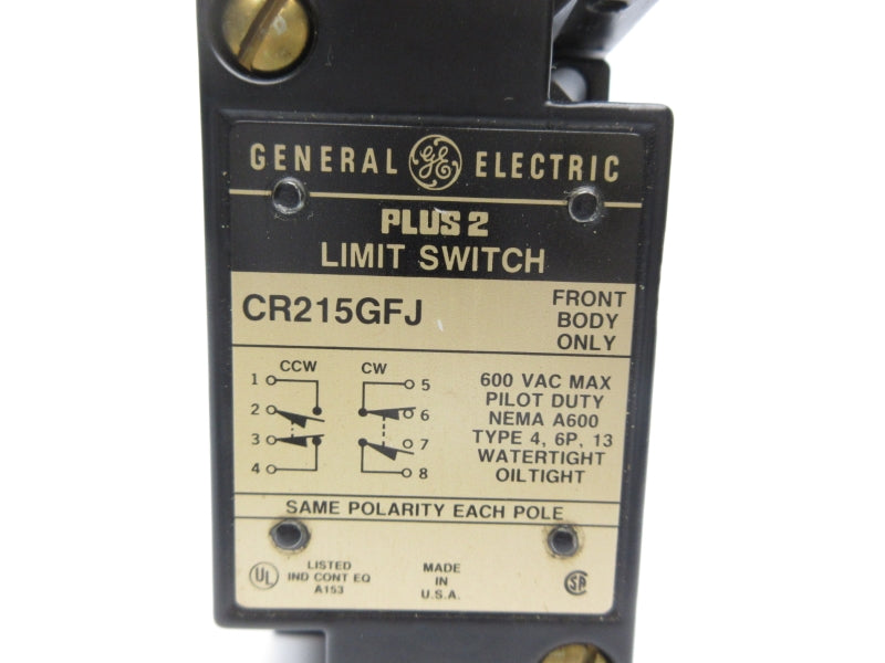 GENERAL ELECTRIC CR215GFJ CR215GR2 600VAC NSNP