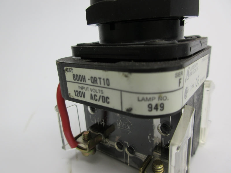 ALLEN BRADLEY 800H-QRT10 SER. F 120VAC/DC NSNP