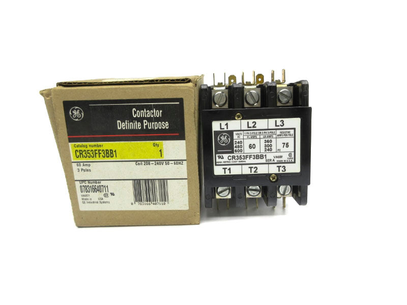 GENERAL ELECTRIC CR353FF3BB1 SER. A 208-240V 60A NSMP