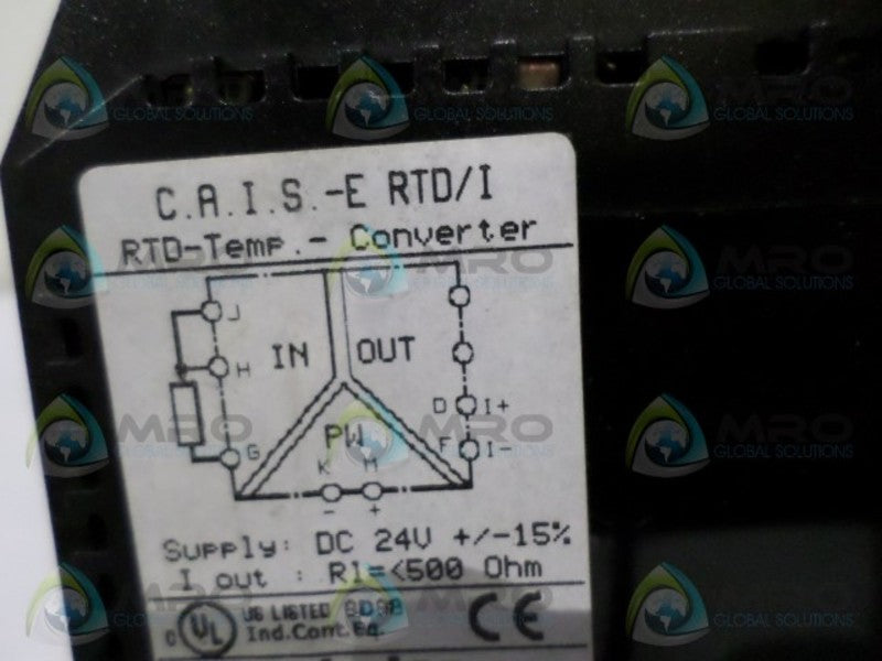 ENTRELEC C.A.I.S.-E RTD/I CONVERTER 24V UNMP