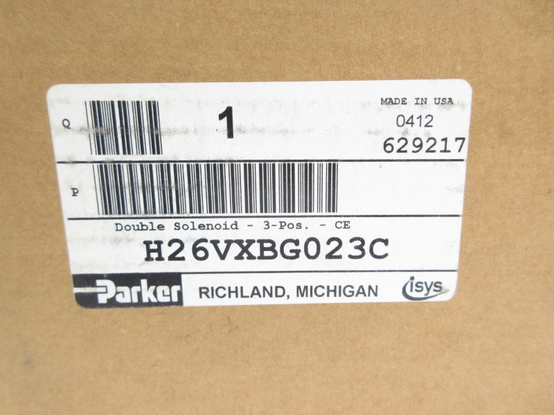 PARKER H26VXBG023C 120V 145PSI NSMP