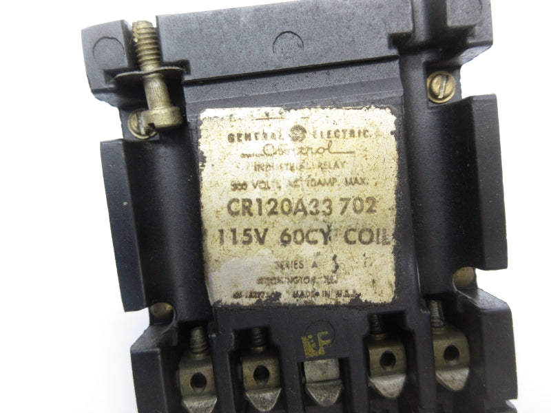 GENERAL ELECTRIC CR120A33702 SER. A 115V 10A UNMP