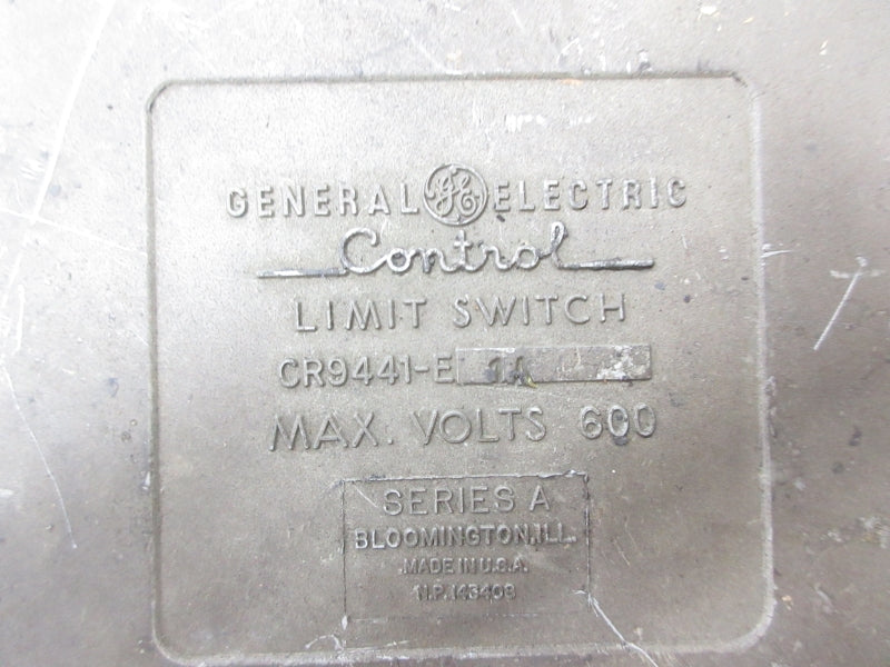 GENERAL ELECTRIC CR9441-E1A SER. A 600V UNMP