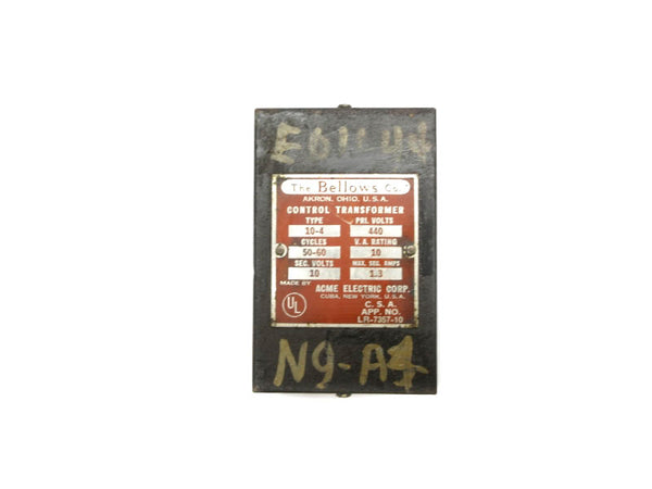 ACME ELECTRIC 10-4 440V 1.3A UNMP