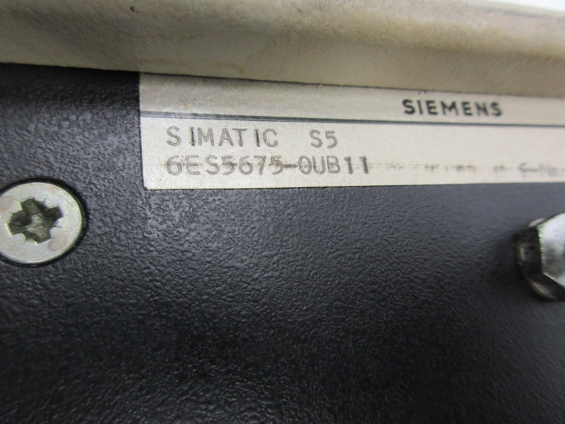 SIEMENS 6ES5675-OUB11 110-120/220/240V UNMP