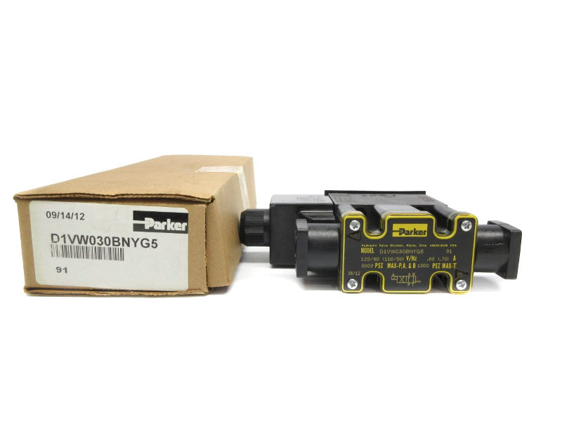 PARKER D1VW030BNYG5 110/120V .60A 5000PSI NSMP