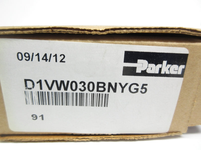 PARKER D1VW030BNYG5 110/120V .60A 5000PSI NSMP
