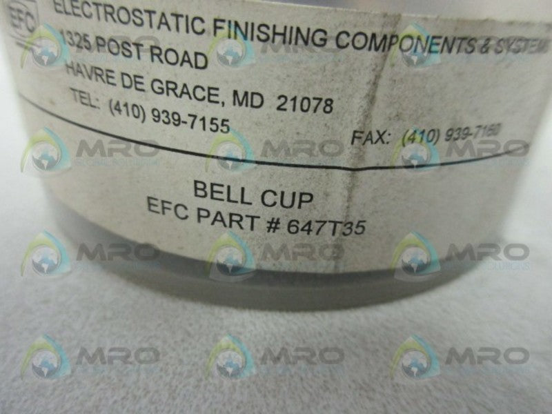 EFC 647T35 BELL CUP * NEW IN ORIGINAL PACKAGE *