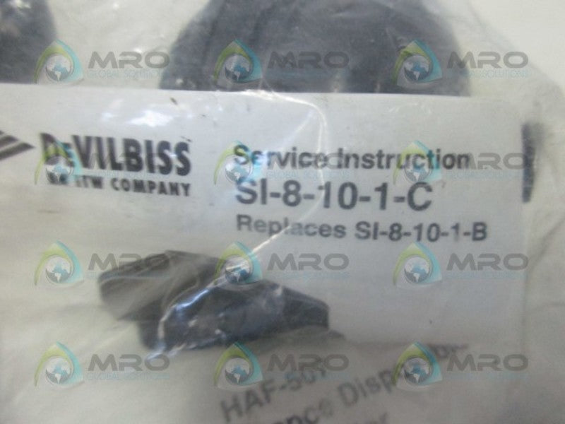 DEVILBISS SI-8-10-1-C PNEUMATIC AIR PAINT NOZZLE * NEW IN FACTORY BAG *
