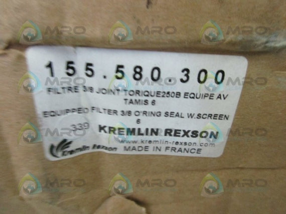 KREMLIN REXSON 155.580.300 FILTER FLUID ASSEMBLY * NEW IN BOX *