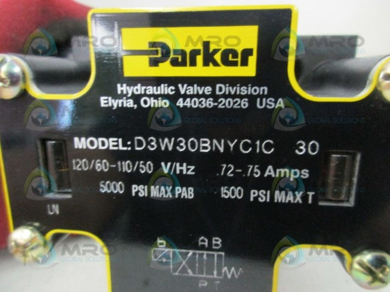 PARKER D3W30BNYC1C HYDRAULIC VALVE  NSMP