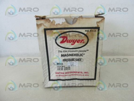 DWYER 12-167360-01 PRESSURE GAUGE 30-0-30 PSI   NSMP