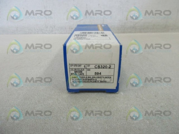 LEVITON CS320-2 3W TOGGLE SWITCH  NSMP