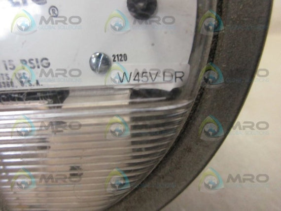 DWYER 2120 PRESSURE GAUGE 0-120 PSI  UNMP