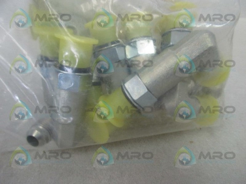 PARKER 6-CC50X-S LONG STRAIGHT THREAD ELBOW (PK OF 10) * NEW IN FACTORY BAG *