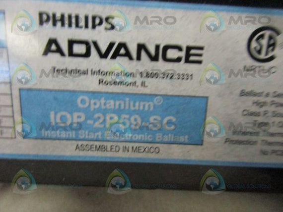 PHILLIPS IOP-2P59-SC BALLAST  UNMP